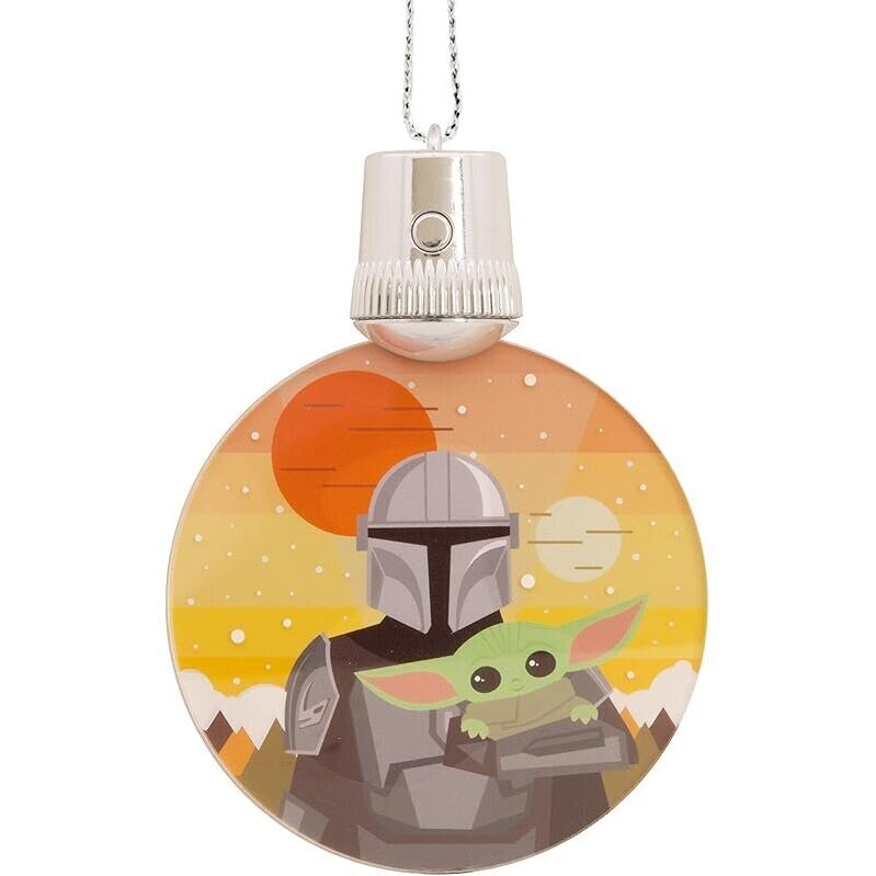 Light up Star Wars The Mandalorian and Grogu Ornament