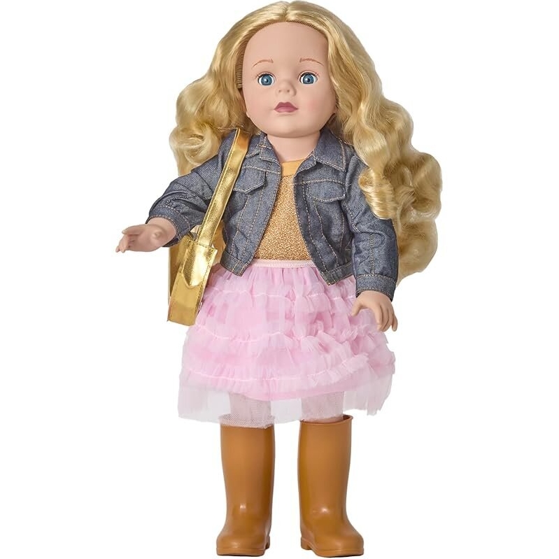Golden Glamgirl 18-Inch Doll: Perfect for Stylish Playtime