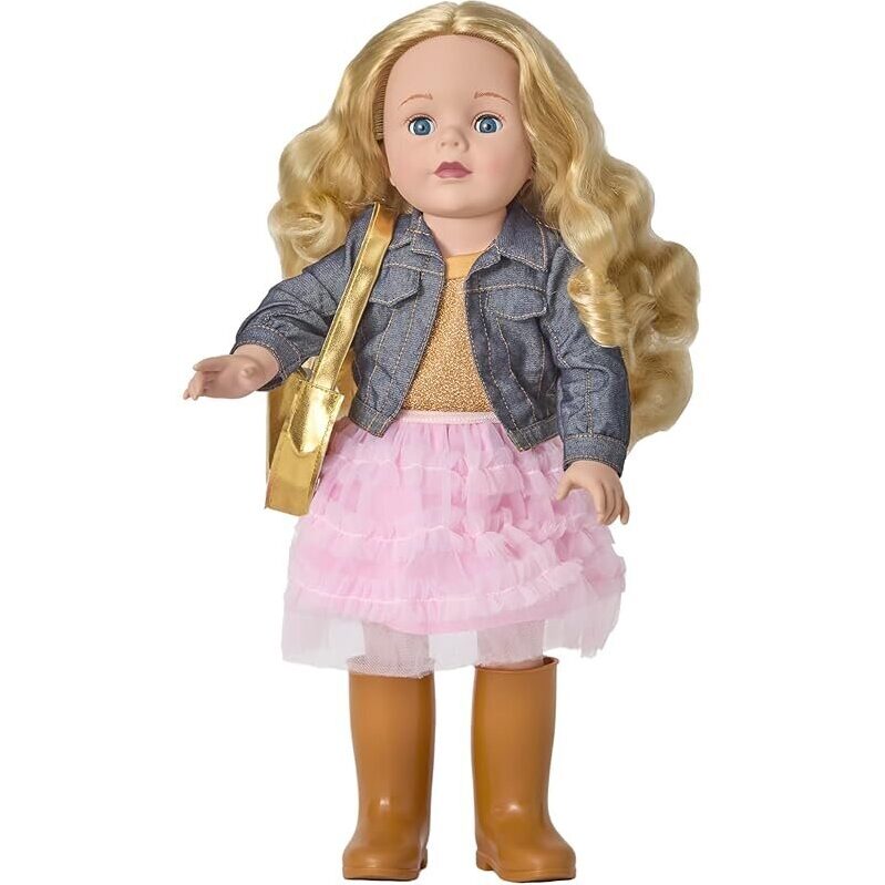 Golden Glamgirl 18-Inch Doll: Perfect for Stylish Playtime