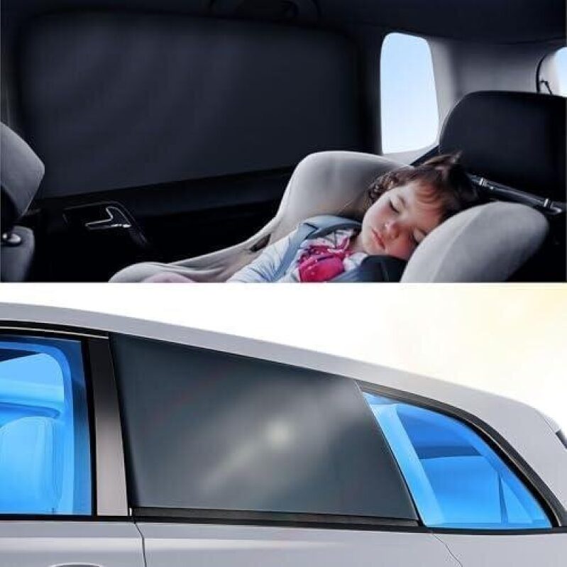 Car Sunshades for Kids - Two-Piece Set - Full Shade, Heat Resistant, Breathable - 54% Discount