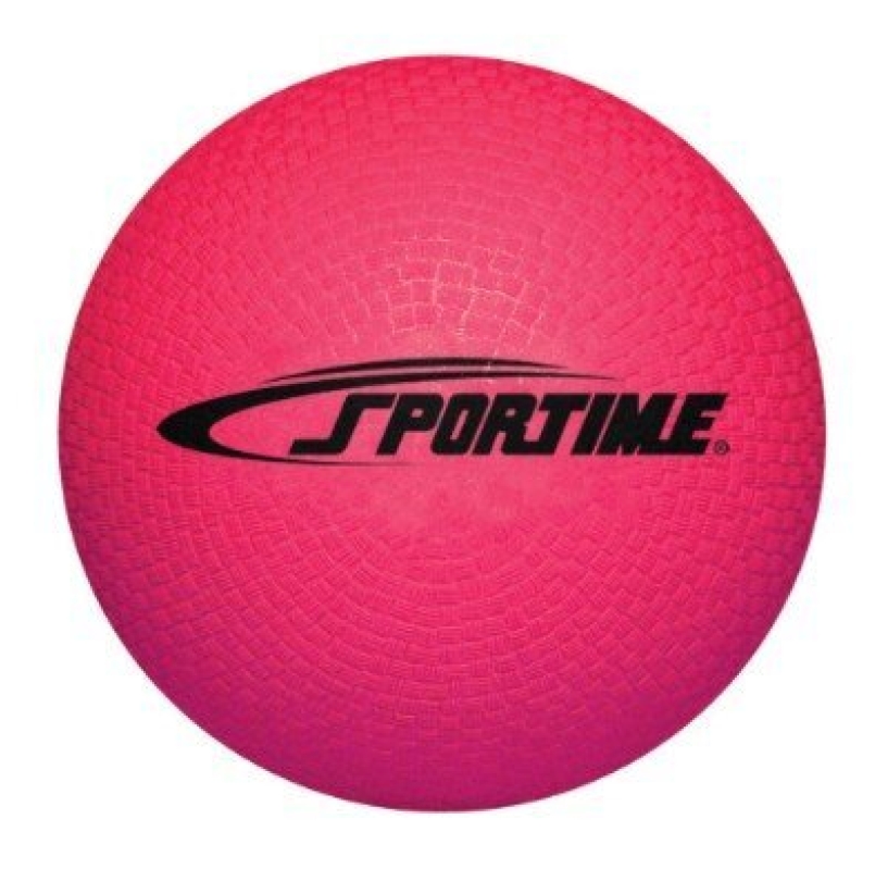 Soft Pink Sportime 5-Inch Rubber Ball for Safe Play