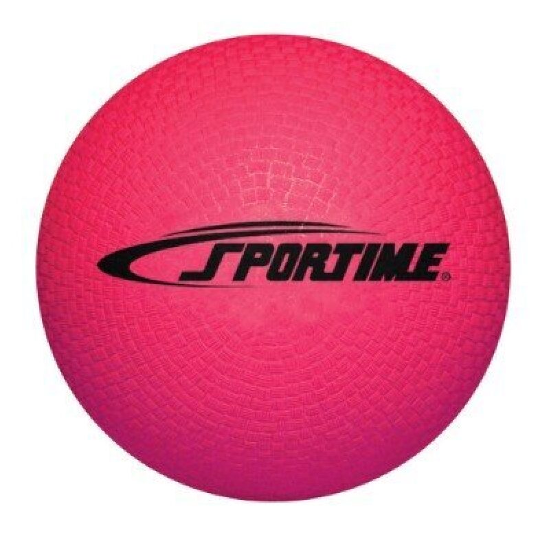 Soft Pink Sportime 5-Inch Rubber Ball for Safe Play