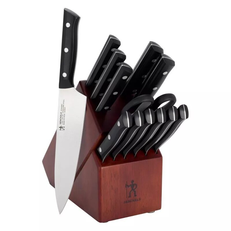 Henckels J.A. Dynamic Stainless Steel 14-Pc. Knife Block Set - High-End Kitchen Essentials