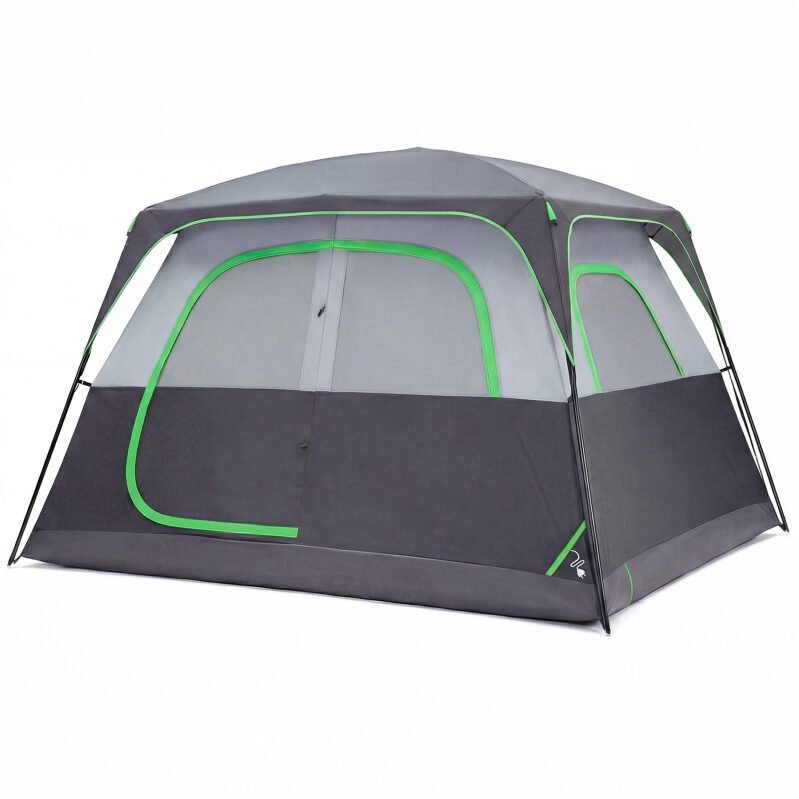 EDX 6 Person Waterproof & Windproof Family Camping Tent
