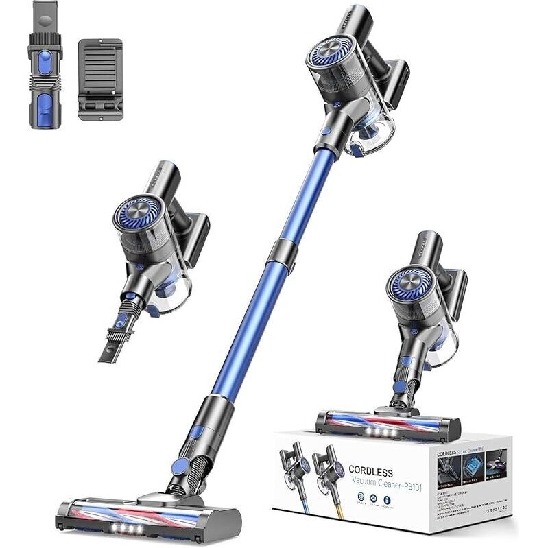 Powerful Cordless Vacuum Cleaner - Efficient and Compact Design