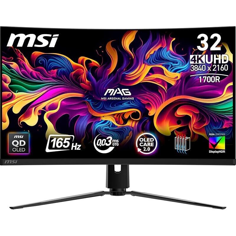 32 inch UHD 4K 165Hz MSI Gaming Monitor - 321CUP