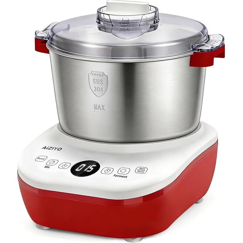 AIZIVO DoughChief Electric Dough Mixer 7.4Qt - Mix + Ferment in One