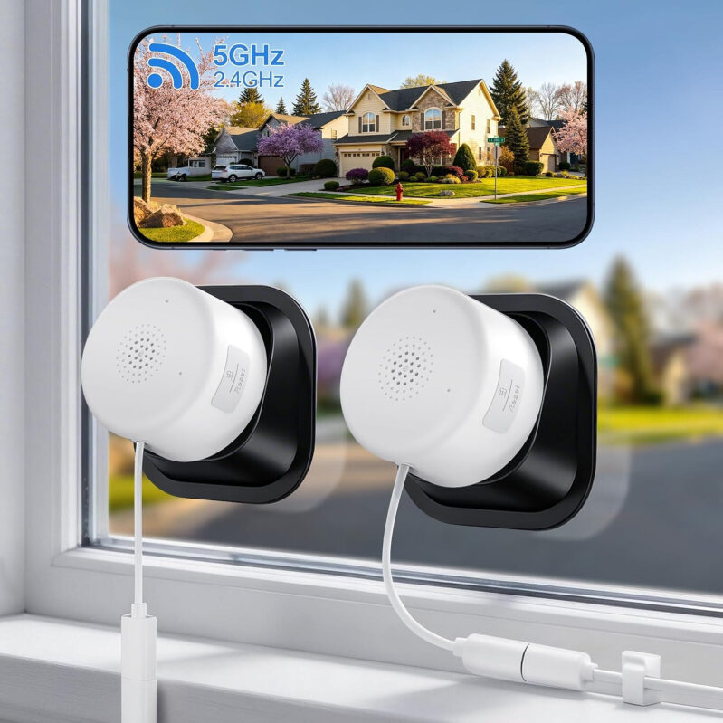 2K Window Security Cameras - $49.98 Post-Discount, Free Shipping