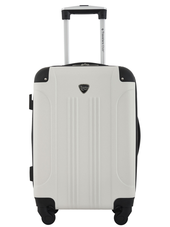 Travelers Club 20-in Hard Side Spinner Rolling Carry-on Luggage
