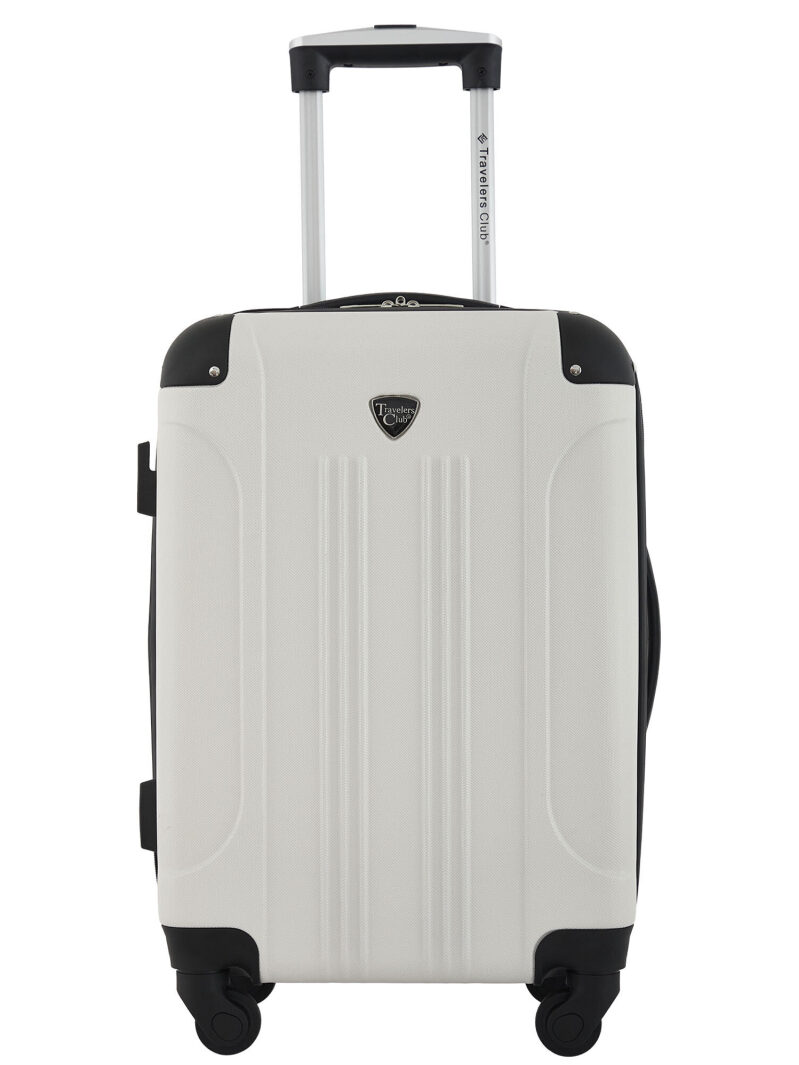 Travelers Club 20-in Hard Side Spinner Rolling Carry-on Luggage