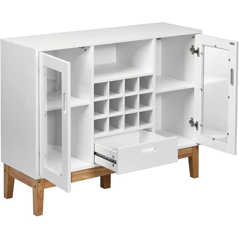 Versatile Kitchen Sideboard with Wine Rack and Storage