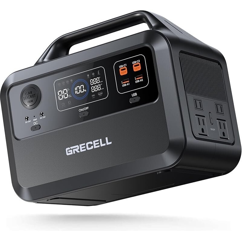 GRECELL PowerMax 600: Reliable Portable Power Station for On-the-Go
