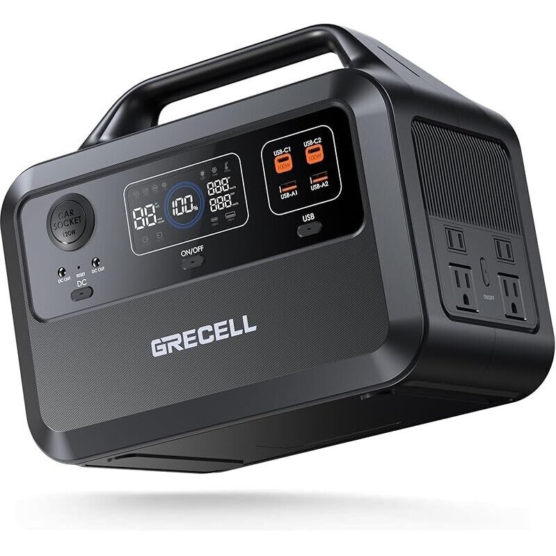 GRECELL PowerMax 600: Reliable Portable Power Station for On-the-Go