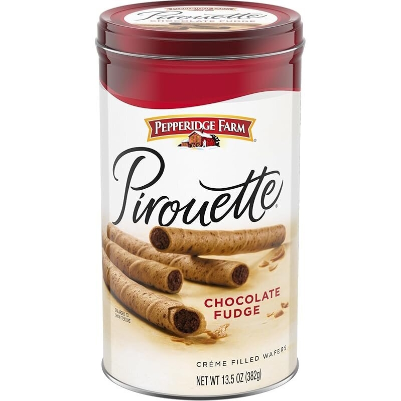 Pepperidge Farm Pirouette Cookies Chocolate Fudge Creme - Gourmet Treats