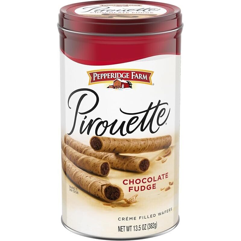 Pepperidge Farm Pirouette Cookies Chocolate Fudge Creme - Gourmet Treats