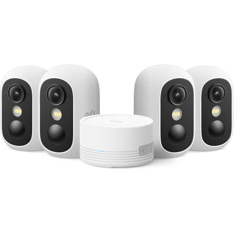 eufyCam C35 4-Cam Kit w/Base Station - Secure Your Home with Ease