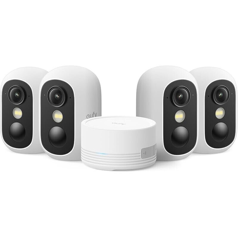 eufyCam C35 4-Cam Kit w/Base Station - Secure Your Home with Ease