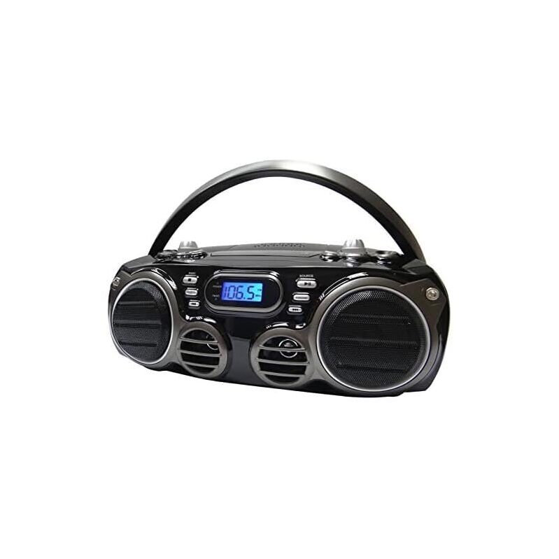 Sylvania Portable Bluetooth CD Radio BoomBox - Ultimate On-the-Go Audio Solution