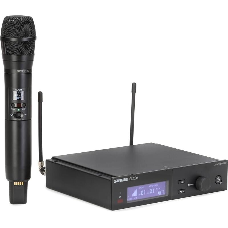 Shure SLXD24/N8CB Digital Wireless Microphone System