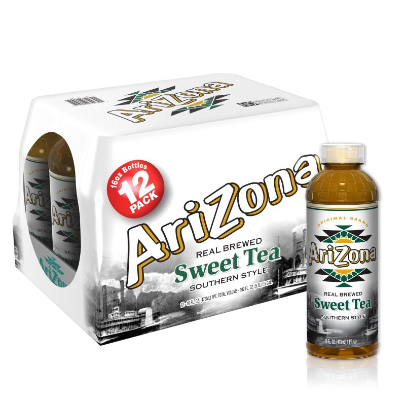 AriZona Southern Style Sweet Tea 12-Pack: Premium Brewed 16oz
