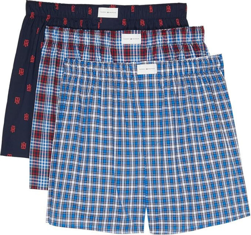 Tommy Hilfiger Men's Cotton Boxer Briefs 3-Pack