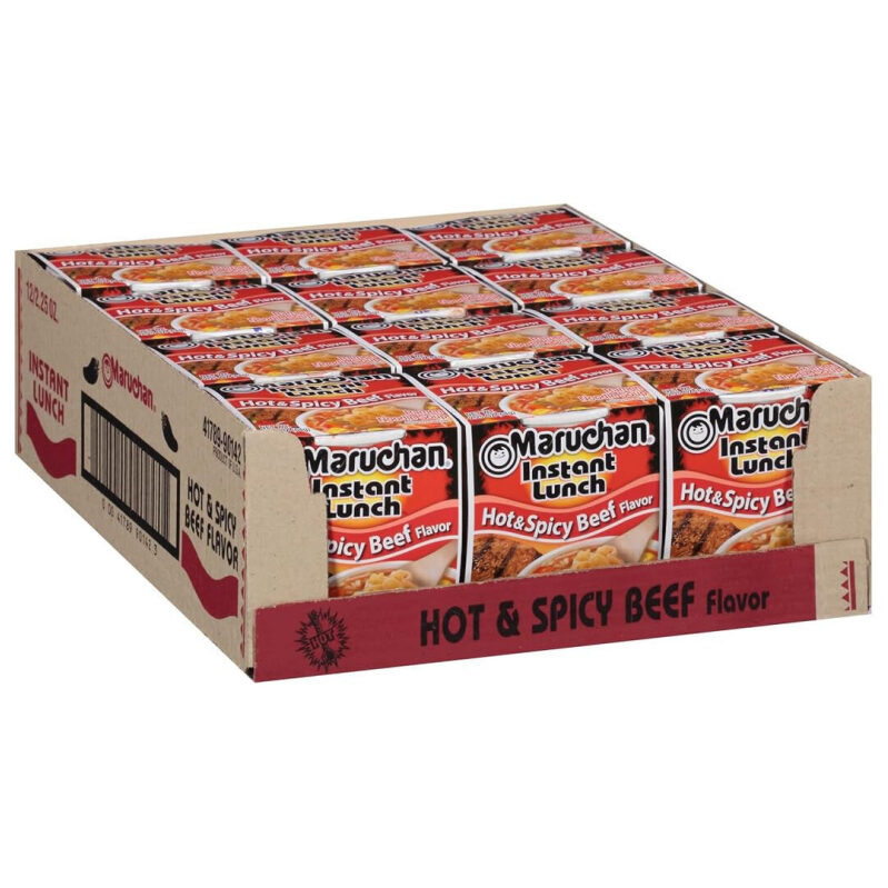 Hot & Spicy Beef Flavor Maruchan Ramen Noodles - 12 Cups