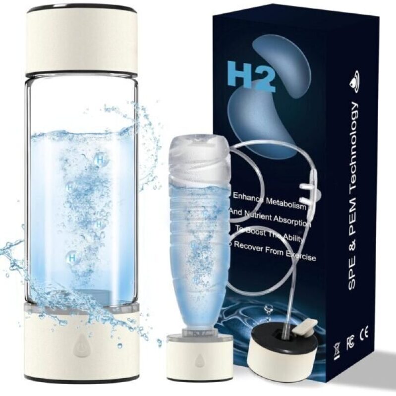 Upgraded Hydrogen Water Bottle - 3-Level Hydrogen Output - Portable Rechargeable