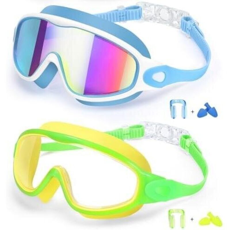 50% Off Kids Anti-Fog Swimming Goggles - Safe & Durable for Ages 3-15
