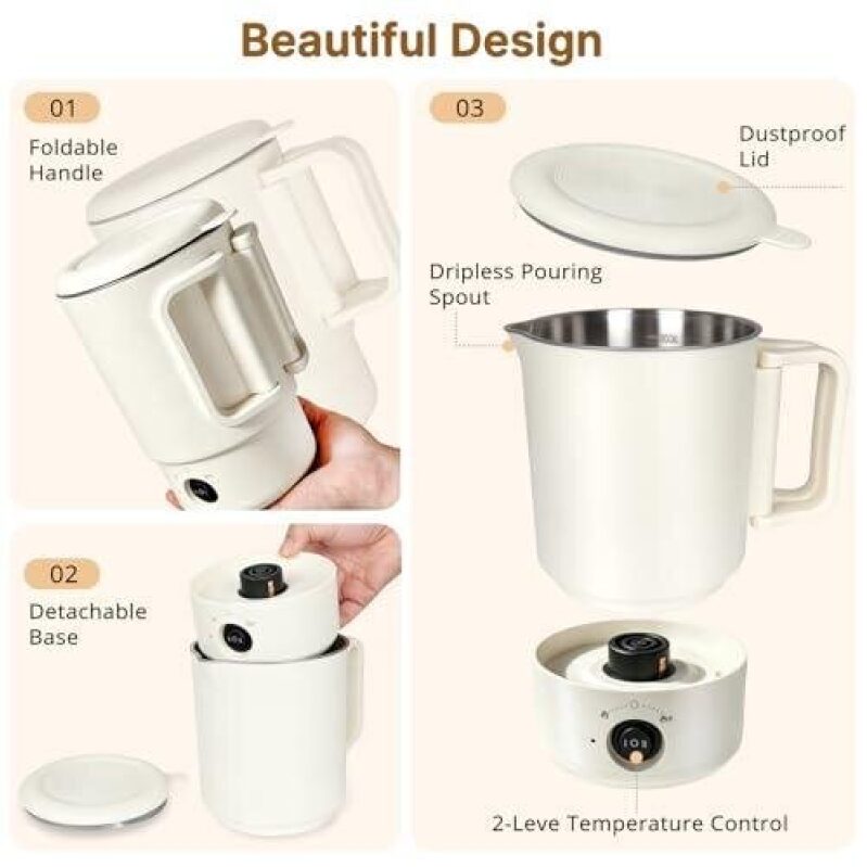 Electric Wax Melter Pot with Kit and Thermometer - 50% OFF