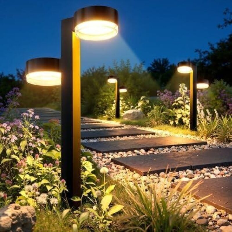 Brighter Solar Dual-Head Outdoor Path Lights, 50% Discount
