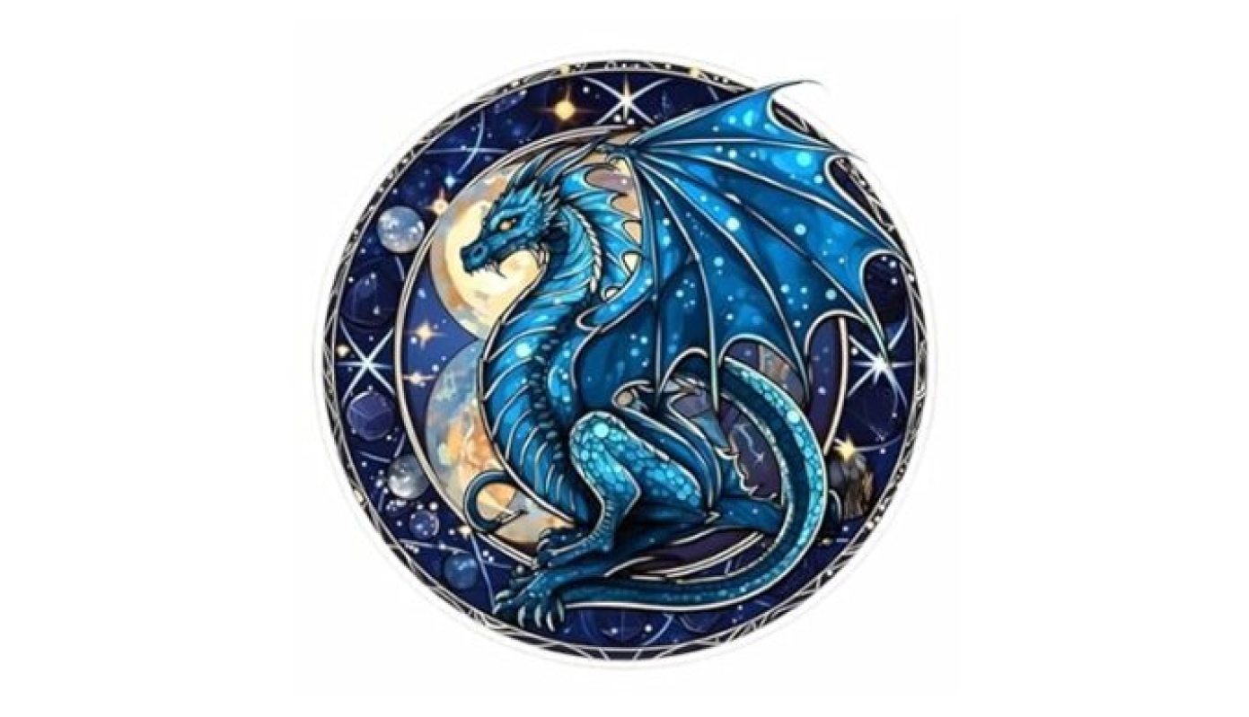 Stunning Blue Dragon Diamond Painting Kit - Perfect for Relaxation