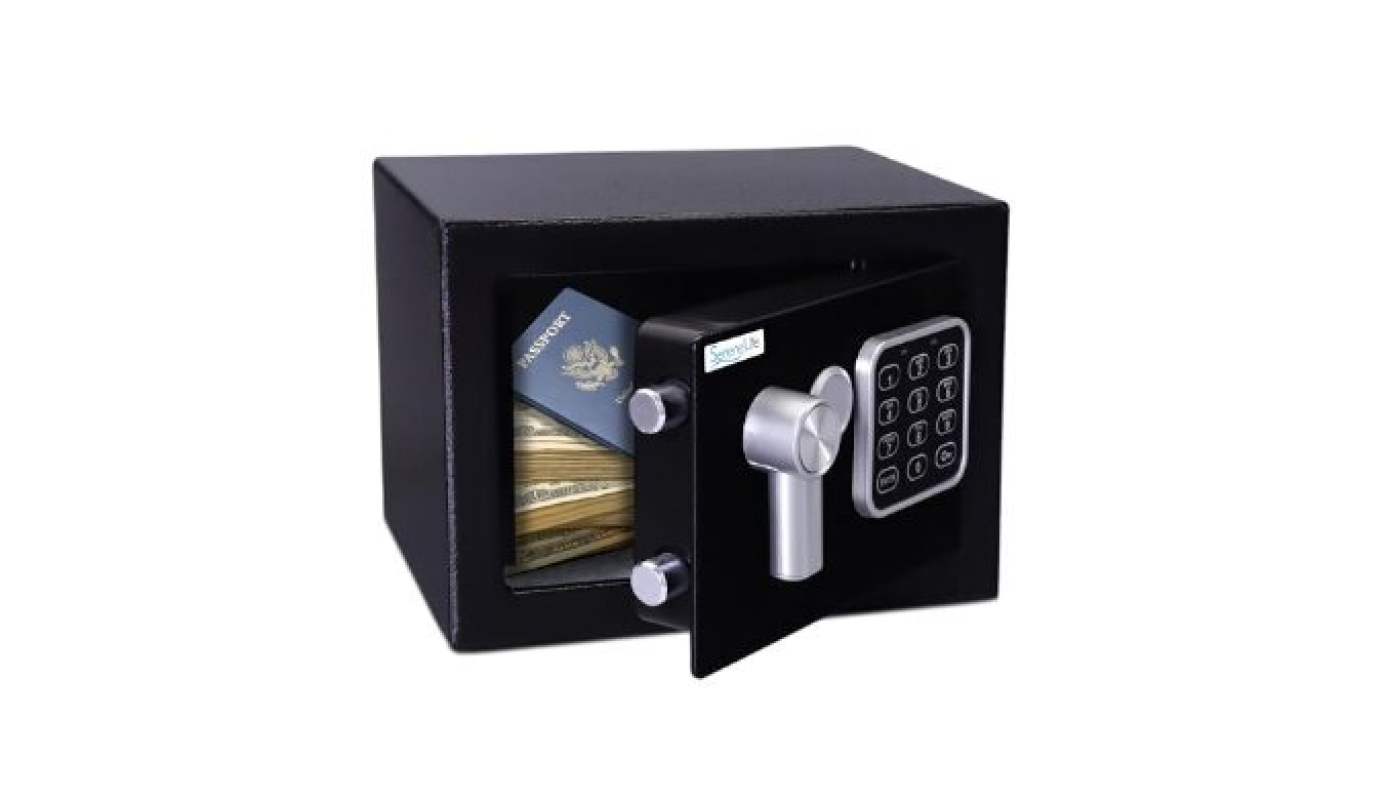Premium Steel Digital Safe Box – Secure Storage for Cash, Firearms & Jewelry