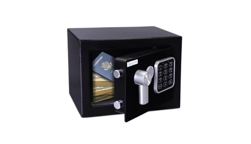 Premium Steel Digital Safe Box – Secure Storage for Cash, Firearms & Jewelry