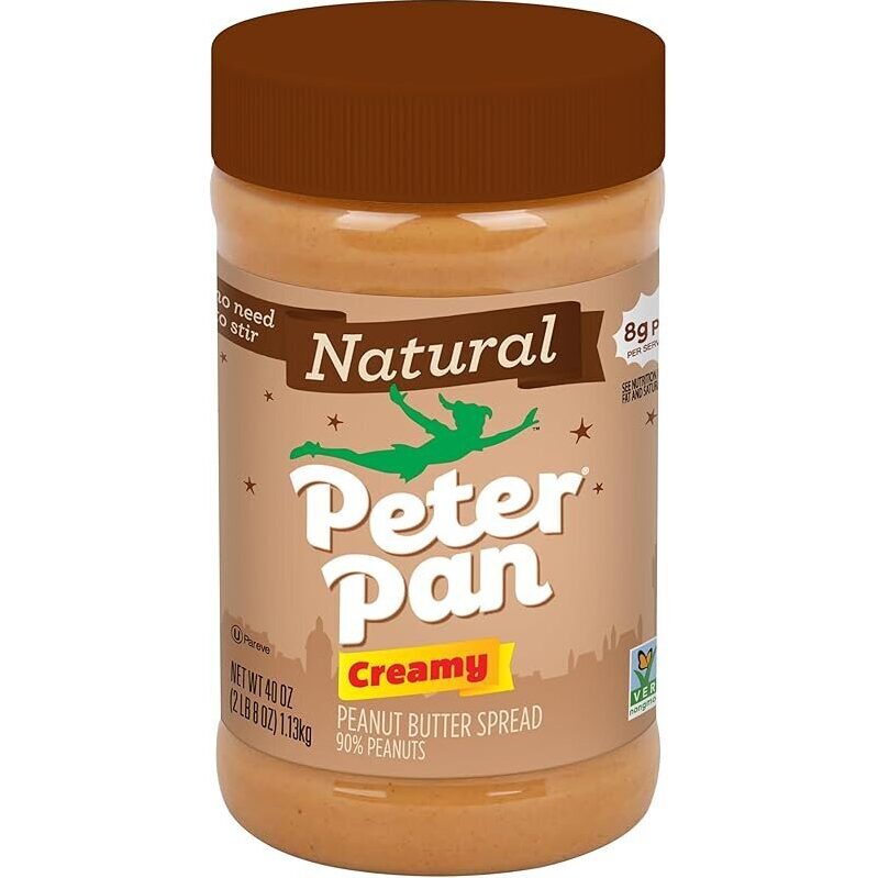 Peter Pan Natural Creamy Peanut Butter Spread - 40oz