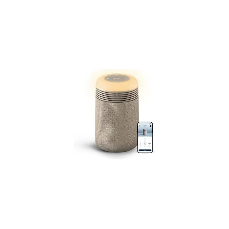 BLUEAIR Mini Restful Air Purifier & Sunrise Alarm Clock - Ideal Bedroom Companion