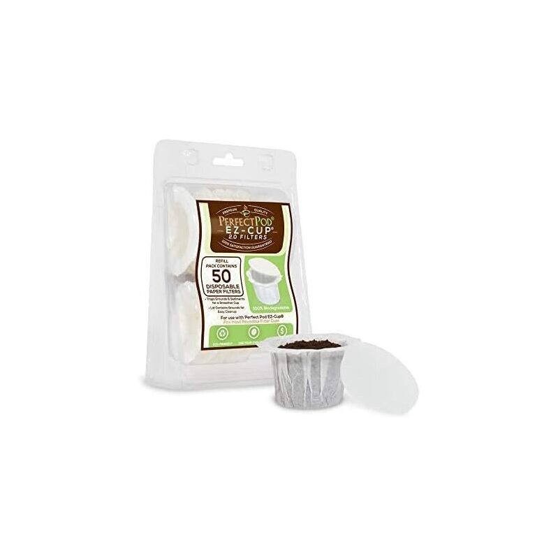Perfect Pod EZ-Cup Disposable Paper Filters - 50ct