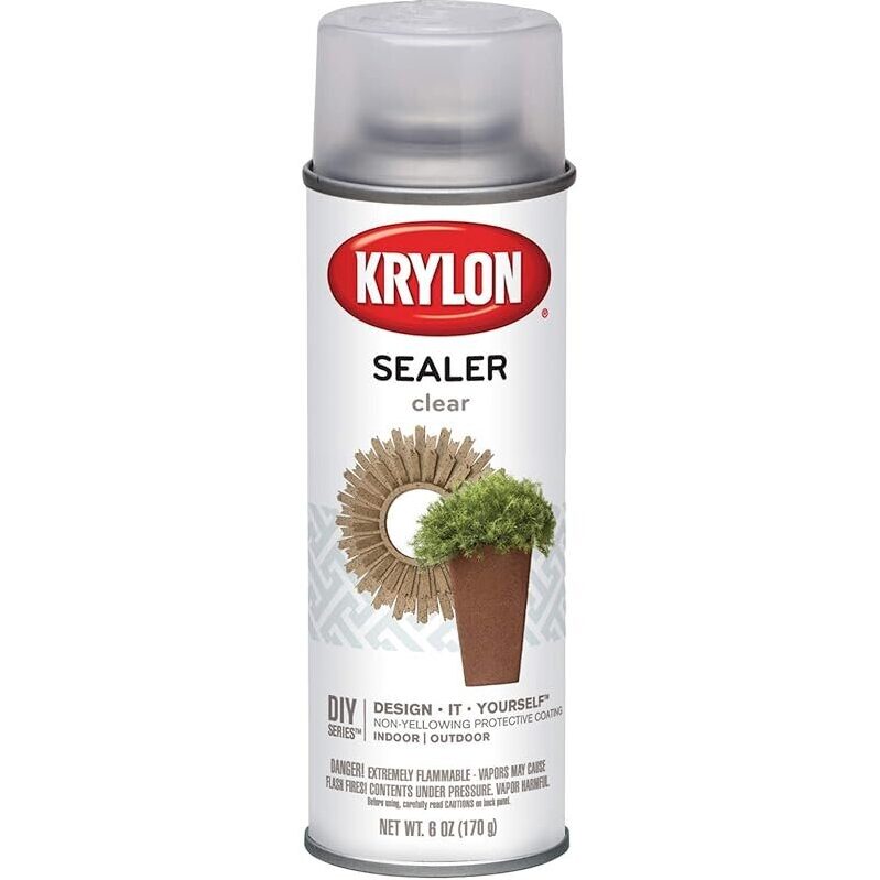 Krylon Make It Last Clear Coat Sealer - 6oz