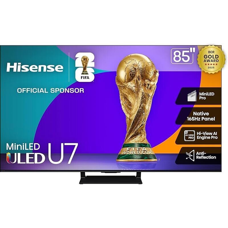 Hisense 85U75QG 85-inch Mini-LED ULED 4K UHD Google Smart TV