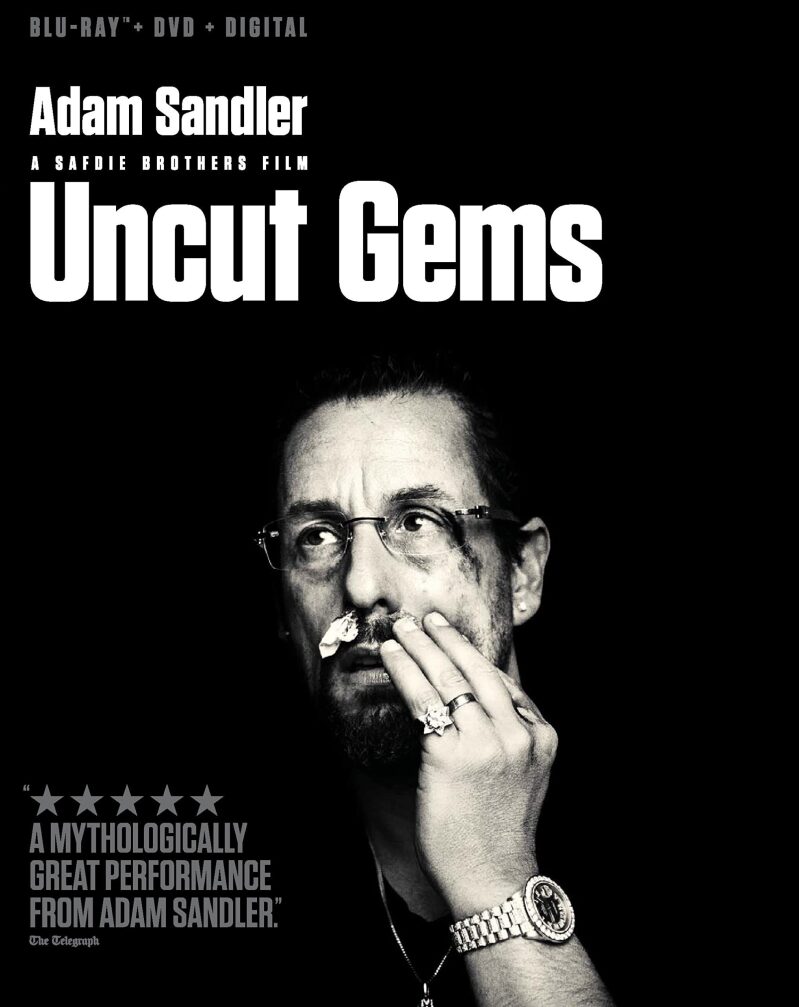 Uncut Gems Blu-ray + DVD + Digital - Adam Sandler's High-Stakes Drama