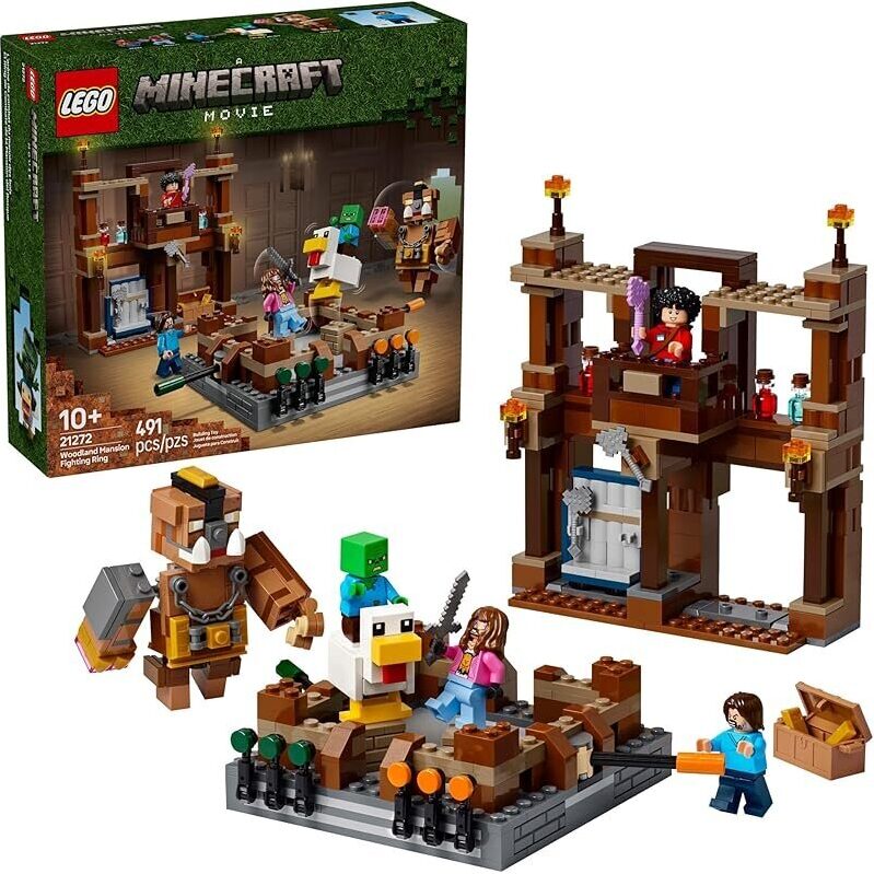 LEGO Minecraft Woodland Mansion Fighting Ring Building Toy