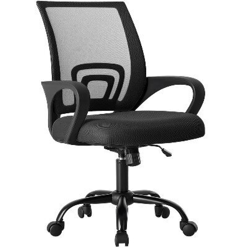 Black Ergonomic Office Chair for Smart Workspaces
