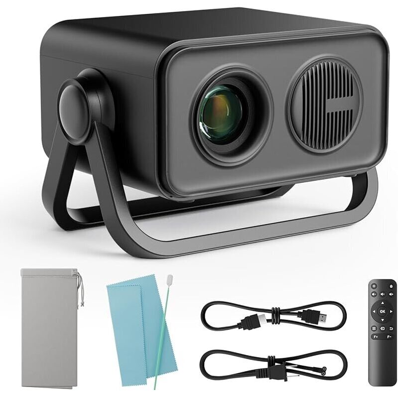 Compact Bkz 1080p 500lm Mini Projector for Home Theater