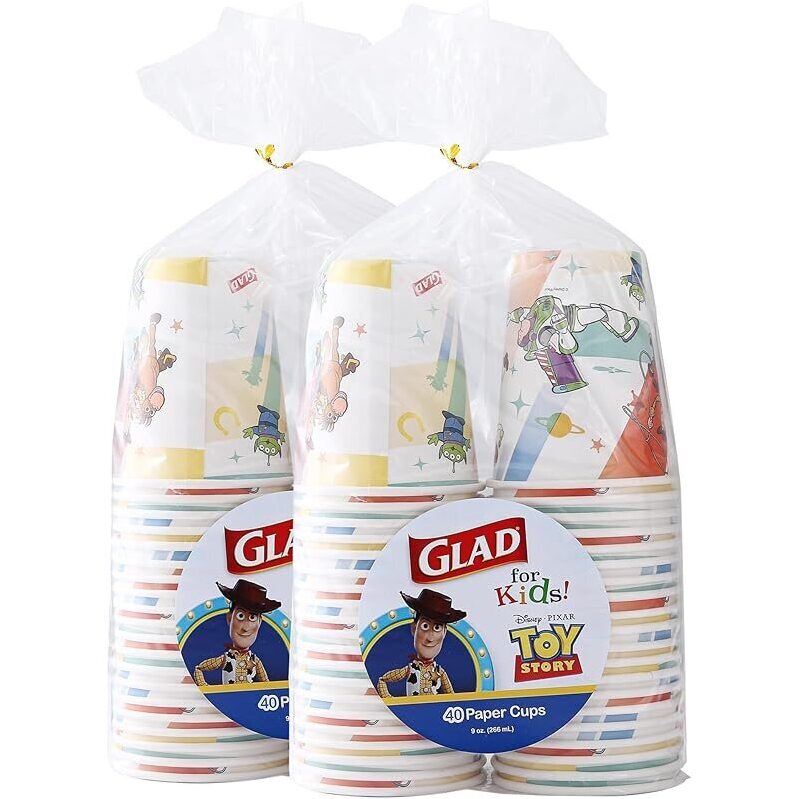Disney Pixar Toy Story Disposable Paper Cups - Fun & Safe for Kids