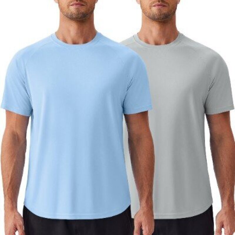 Men's UV Protection Short Sleeve Shirts, 2-Pack - Stay Cool and Dry
