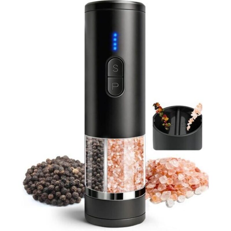 Aotto 2-in-1 Electric Salt and Pepper Grinder Set - 30% Off
