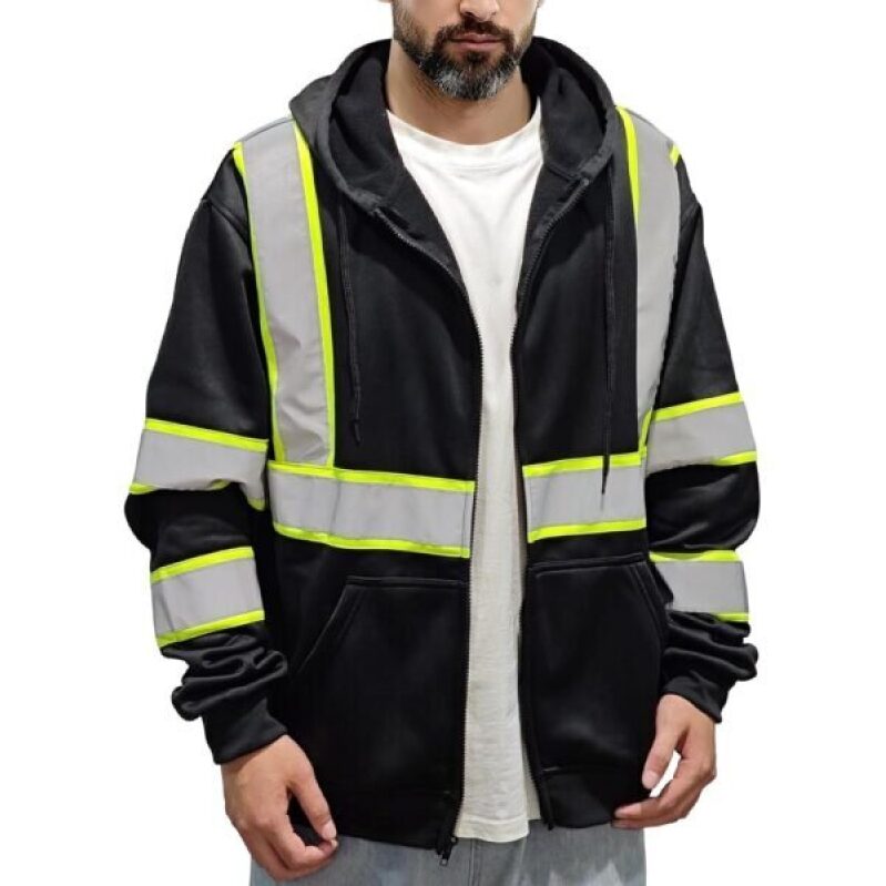 Wuple Hi Vis Safety Hoodie - 64% Off - High Visibility Sweatshirt for Construction
