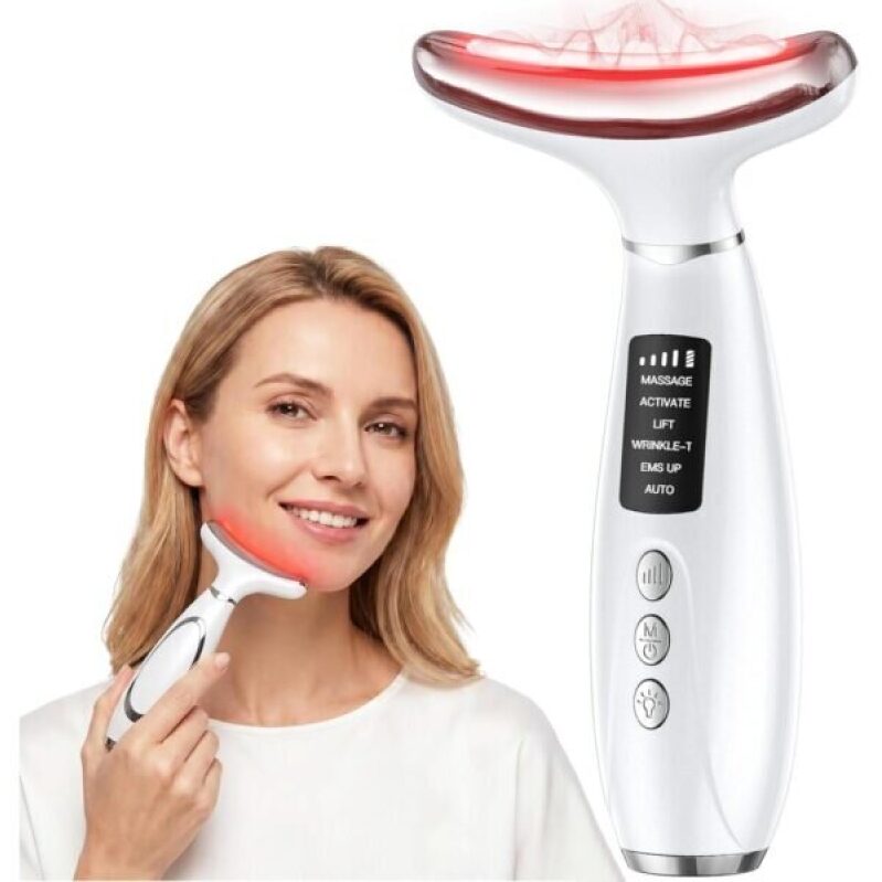7-Color LED Phototherapy Face Massager - Anti-Aging Beauty Tool