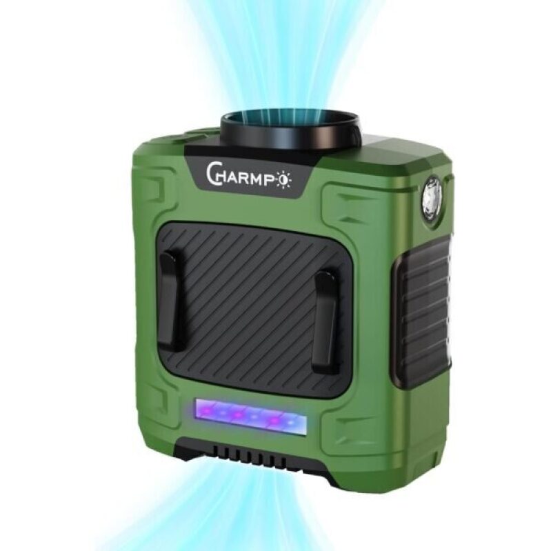 CHARMP Rechargeable Waist Fan - 10000mAh, 24H Cooling, 16000RPM Airflow