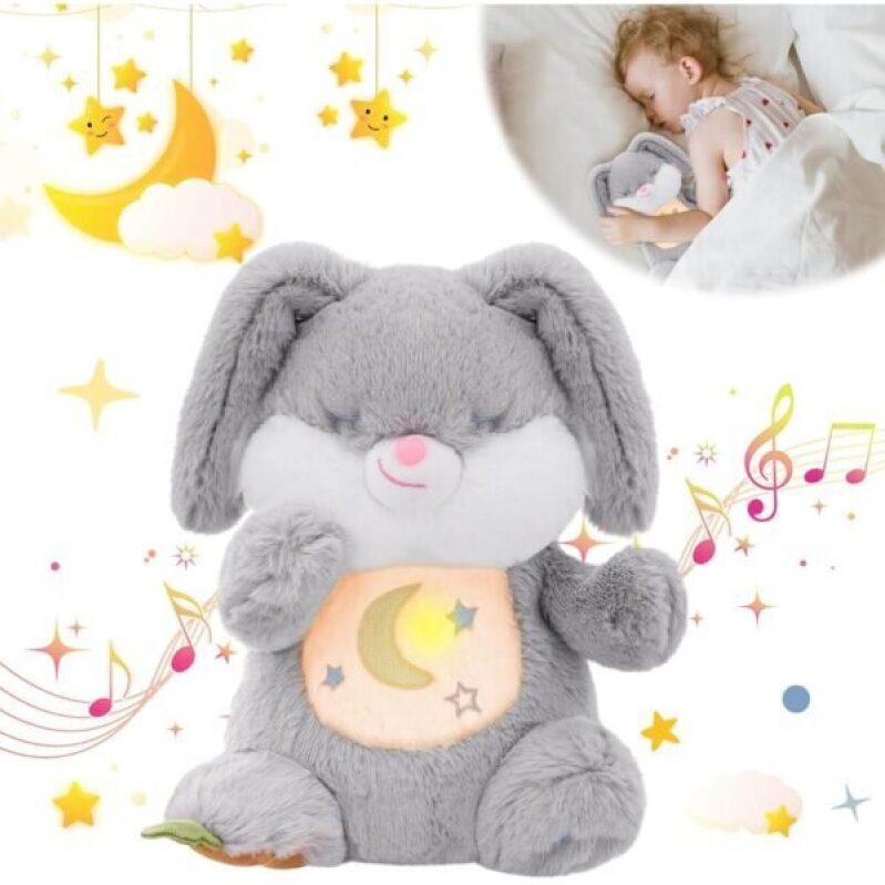 Breathing Bunny Plush Toy - Soothing Comfort for Babies and Toddlers