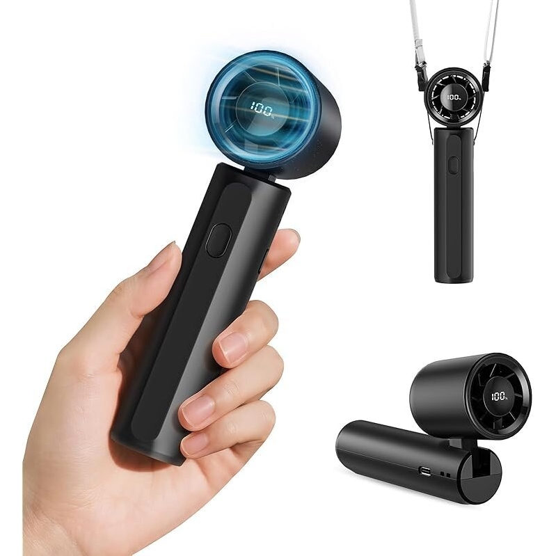 DUOMIY 18000RPM Turbo Fan: Portable & Adjustable Handheld Fan